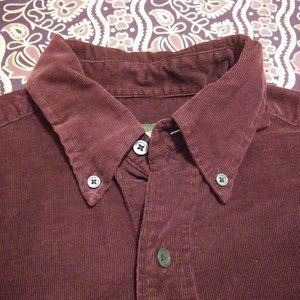 vintage Eddie Bauer corduroy long sleeve shirt